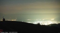 Archiv Foto Webcam Blick vom Gerlitzen Gipfel 23:00