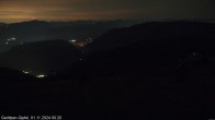 Archiv Foto Webcam Gerlitzen Gipfel: Blick Alpengasthof 23:00