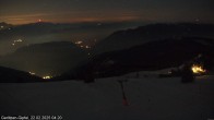 Archiv Foto Webcam Gerlitzen Gipfel: Blick Alpengasthof 03:00