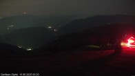 Archiv Foto Webcam Gerlitzen Gipfel: Blick Alpengasthof 23:00