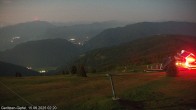 Archiv Foto Webcam Gerlitzen Gipfel: Blick Alpengasthof 01:00