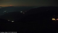 Archiv Foto Webcam Gerlitzen Gipfel: Blick Alpengasthof 01:00