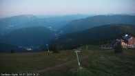 Archiv Foto Webcam Gerlitzen Gipfel: Blick Alpengasthof 03:00