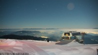 Archiv Foto Webcam Gerlitzen: Bergstation Bergerbahn 23:00