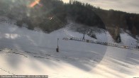 Archiv Foto Webcam Gerlitzen Mittelstation: Schirmbar und Sonnenarena 09:00