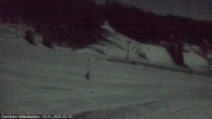 Archiv Foto Webcam Gerlitzen Mittelstation: Schirmbar und Sonnenarena 01:00