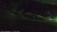 Archiv Foto Webcam Gerlitzen Mittelstation: Schirmbar und Sonnenarena 01:00