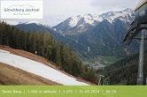 Archived image Webcam Gitschberg Jochtal Ski Resort: Top station Schilling 05:00