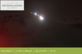 Archived image Webcam Gitschberg Ski Resort: View Nesselbahn 23:00