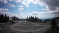 Archived image Webcam Parking lot, skiresort Hochrindl 09:00