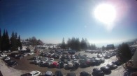 Archived image Webcam Parking lot, skiresort Hochrindl 09:00