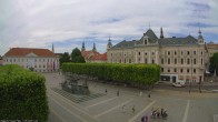 Archived image Webcam Neuer Platz at Klagenfurt city 13:00