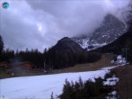 Archiv Foto Webcam Ehrwald: Gamsalm und Gamskarlift 17:00