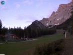 Archiv Foto Webcam Ehrwald: Gamsalm und Gamskarlift 19:00