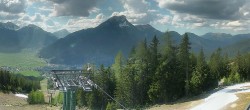Archiv Foto Webcam Wettersteinbahn Ehrwald: Bergstation 3er Sessellift 15:00