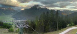 Archiv Foto Webcam Wettersteinbahn Ehrwald: Bergstation 3er Sessellift 05:00