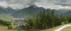 Archiv Foto Webcam Wettersteinbahn Ehrwald: Bergstation 3er Sessellift 09:00