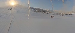 Archiv Foto Webcam Panorama Talstation Skigebiet Pillersee 04:00