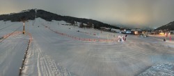 Archived image Webcam Panorama valley station, skiresort Pillersee 01:00