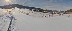 Archived image Webcam Panorama valley station, skiresort Pillersee 09:00