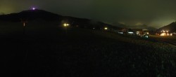 Archived image Webcam Panorama valley station, skiresort Pillersee 23:00