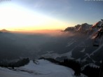 Archiv Foto Webcam Präbichl: Bergstation 4er Sessellift 06:00