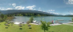 Archived image Webcam Presseggersee lake (Carinthia) 11:00