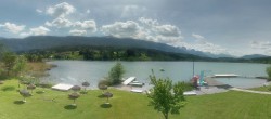 Archived image Webcam Presseggersee lake (Carinthia) 13:00