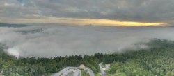 Archived image Webcam Pyramidenkogel, observation tower 07:00