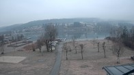 Archiv Foto Webcam Pressegger See: Schluga Strandbad 06:00