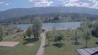 Archiv Foto Webcam Pressegger See: Schluga Strandbad 13:00