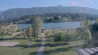 Archiv Foto Webcam Pressegger See: Schluga Strandbad 17:00
