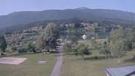 Archiv Foto Webcam Pressegger See: Schluga Strandbad 07:00