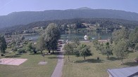 Archiv Foto Webcam Pressegger See: Schluga Strandbad 09:00