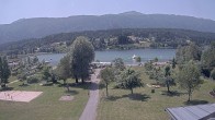 Archiv Foto Webcam Pressegger See: Schluga Strandbad 11:00