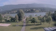 Archiv Foto Webcam Pressegger See: Schluga Strandbad 17:00