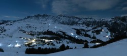 Archived image Webcam Seiser Alm - panoramic view 01:00