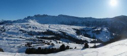 Archived image Webcam Seiser Alm - panoramic view 13:00