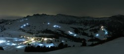 Archived image Webcam Seiser Alm - panoramic view 23:00