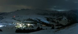 Archived image Webcam Seiser Alm - panoramic view 23:00