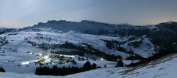 Archived image Webcam Seiser Alm - panoramic view 03:00