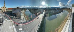 Archiv Foto Webcam Panoramablick Villach 13:00