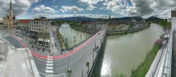Archiv Foto Webcam Panoramablick Villach 13:00