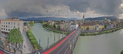 Archiv Foto Webcam Panoramablick Villach 17:00