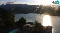 Archiv Foto Webcam Bled: Blick auf See und Burg 12:00