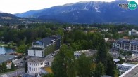 Archiv Foto Webcam Bled: Blick auf See und Burg 07:00