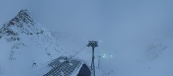 Archiv Foto Webcam Sölden Rettenbachgletscher: Weltcupstrecke an der Schwarze Schneid Bahn 03:00