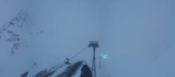 Archiv Foto Webcam Sölden Rettenbachgletscher: Weltcupstrecke an der Schwarze Schneid Bahn 03:00