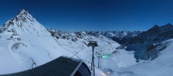 Archiv Foto Webcam Sölden Rettenbachgletscher: Weltcupstrecke an der Schwarze Schneid Bahn 23:00