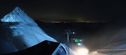 Archived image Webcam Schwarze Schneid Gondola Rettenbach Glacier 23:00